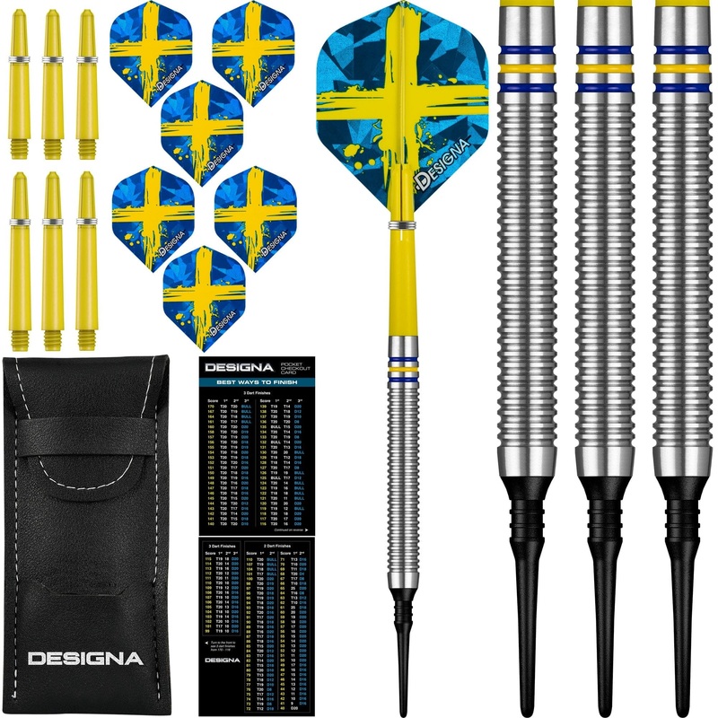 *Designa Patriot-X Darts – Soft Tip – Sweden 20g