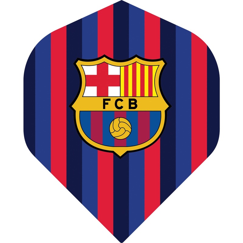 *FC Barcelona – Official Licensed BARA – Dart Flights – No2 – Std – F1 – Striped with Crest