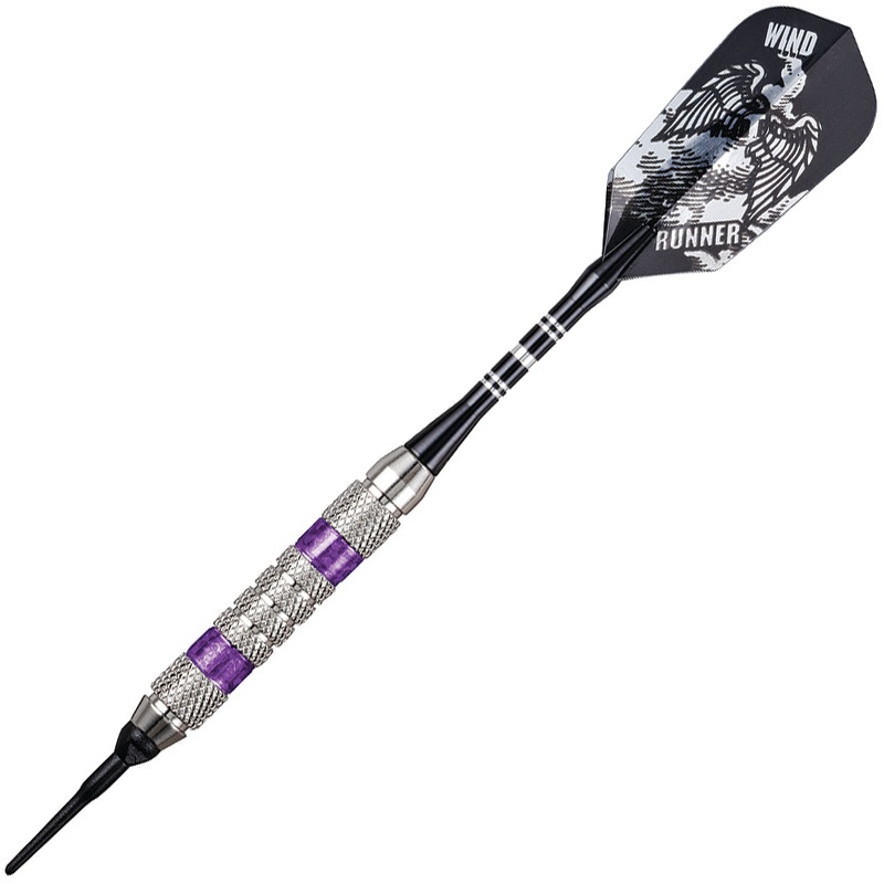 GLD Wind Runner Soft Tip Darts – Purple 18gm
