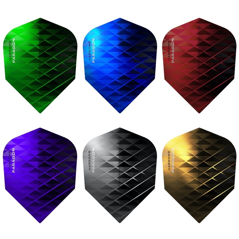 *Harrows Paragon Dart Flights – 100 Micron Blue