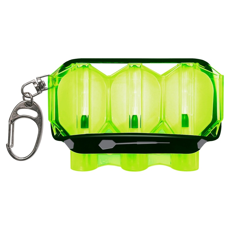 L-Style – Krystal Flight Case – for Moulded Flights – Neon Yellow