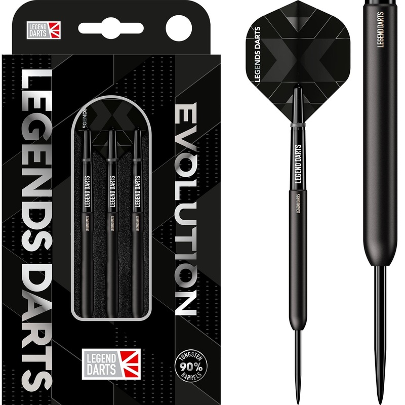 Legend Darts – Steel Tip – Revolution Series – B06 – Black – Smooth 22g