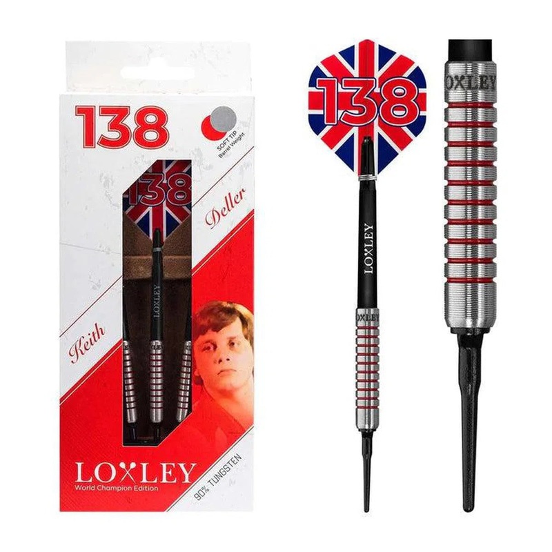 Loxley Keith Deller 90% Tungsten Soft Tip Darts 17 GRAM