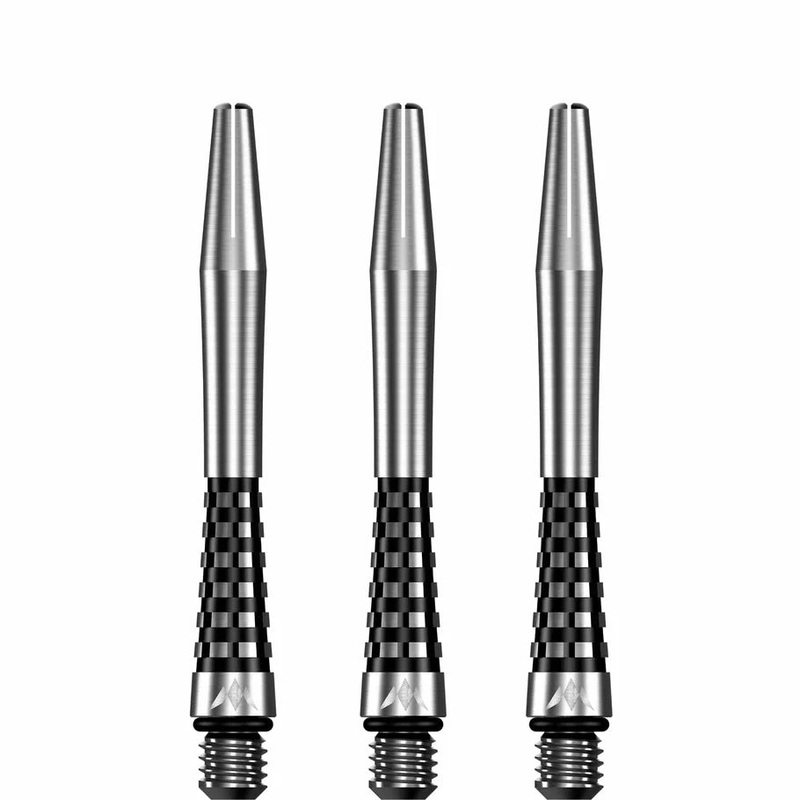 Mission Atom13 Aluminum Shafts – Natural Metal Stems  – Black – Tweenie Black Tweenie (41mm in length excluding thread) Aluminum