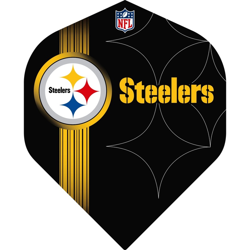 *NFL – Dart Flights – Official Licensed – No2 – Std – Pittsburgh Steelers