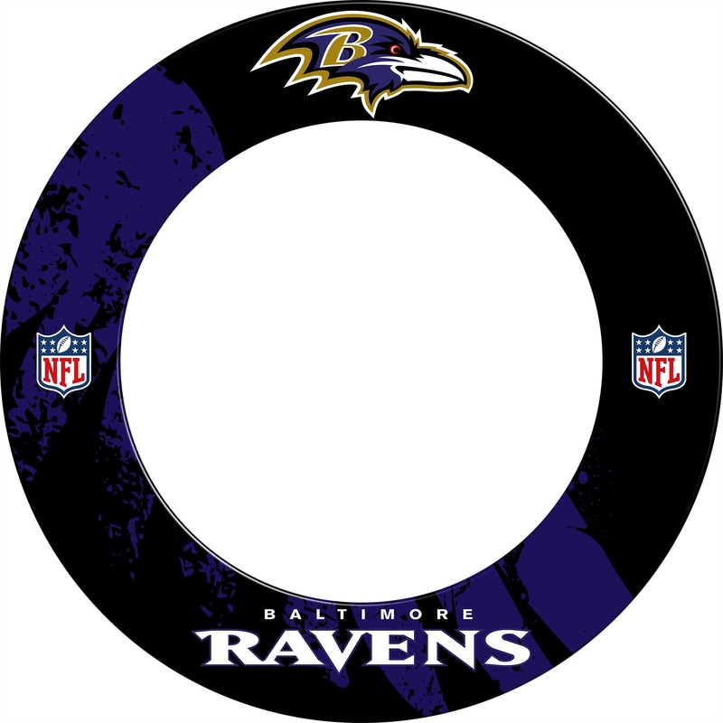 NFL – Dartboard Surround – Official Licensed – Baltimore Ravens
