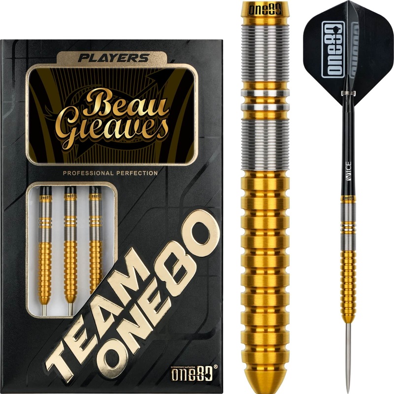 One80 – Beau Greaves Gold Darts – Steel Tip – 90% Tungsten – 21g 23g 21 grams