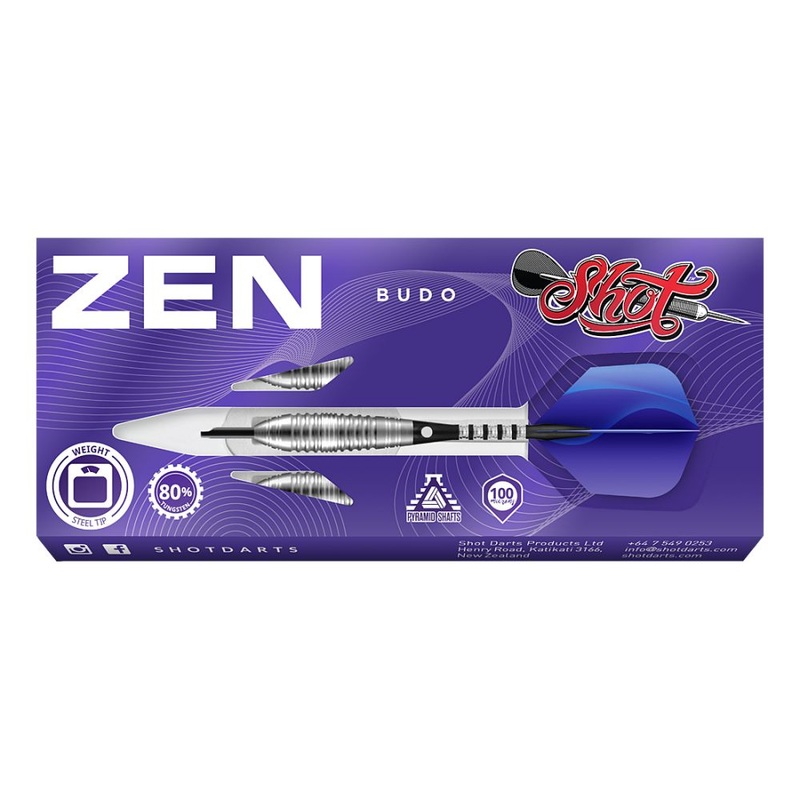 Shot Zen Budo Steel Tip Darts 23 grams