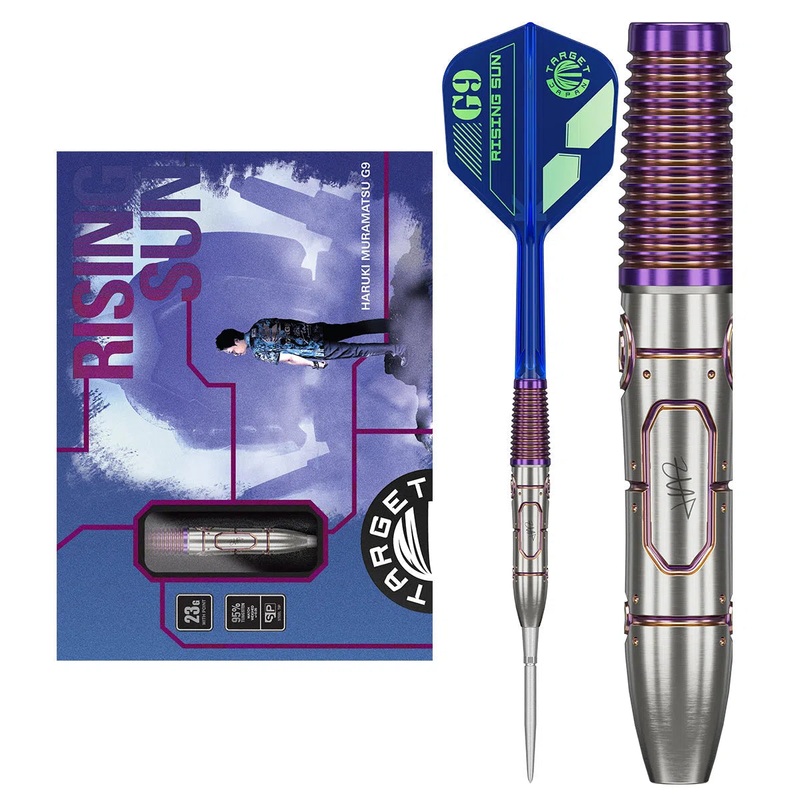 Target Japan Haruki Muramatsu Rising Sun G9 95% Tungsten Steel Tip Darts 23 GRAM