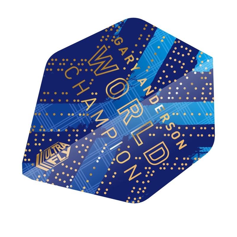Ultrafly  AR2 Gary Anderson World Champion Phase 6 Dart Flights by Unicorn
