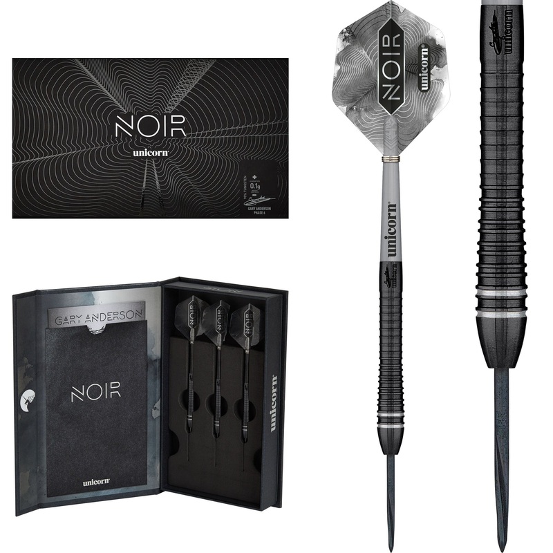 Unicorn Gary Anderson Darts – Steel Tip – The Flying Scotsman – Noir Organic – Phase 6 21g