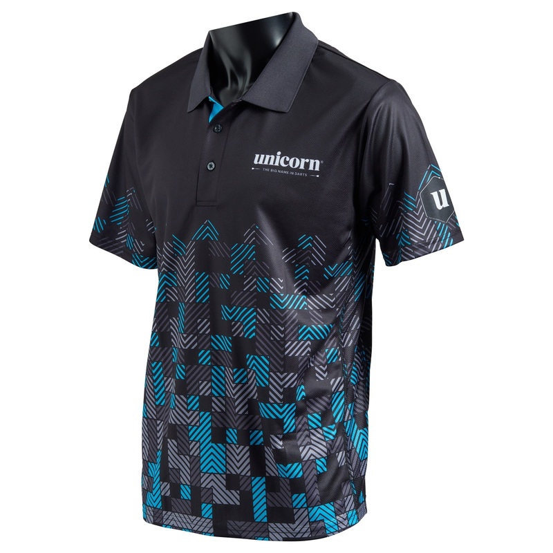 Unicorn Pro-Tech Digital Dart Shirt – Blue Extra Small