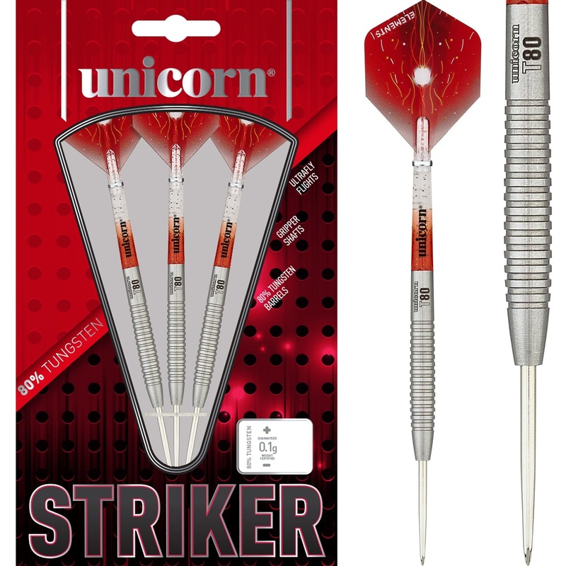 Unicorn T80 Darts – Core XL – Steel Tip – S2 – Striker 21g