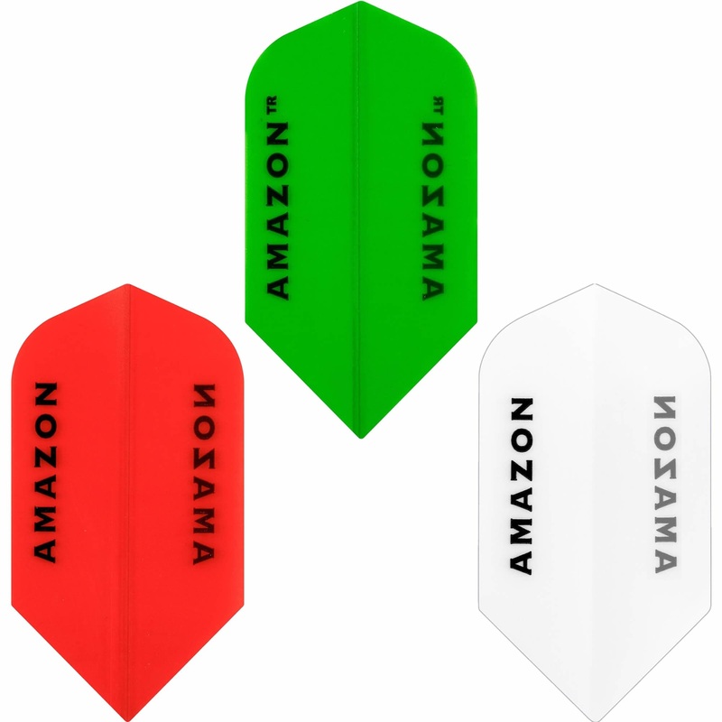 *Amazon Dart Flights – 100 Micron – Transparent – Slim Clear