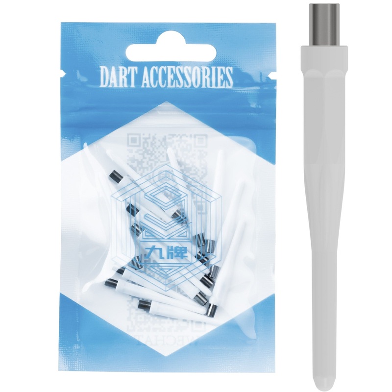 Caliburn Replaceable Dart Soft Tip Points – Steel Tip to Soft Tip- 15pcs per bag-white