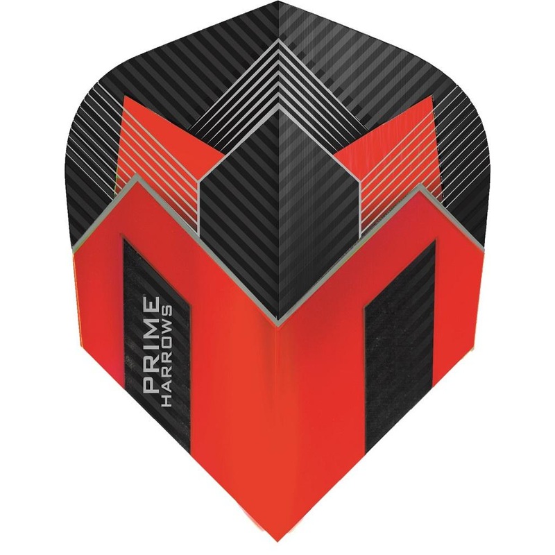 Harrows Prime Red Dart Flights Red