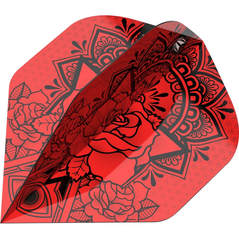 Ink Pro.Ultra Red No2 Dart Flights By Target