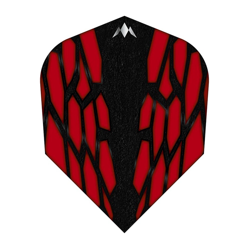 Mission Magma Dart Flights Red No6 Shape