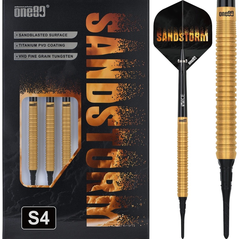 One80 Sandstorm Darts – Soft Tip – S04 – 18g