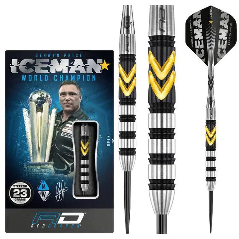 Red Dragon Gerwyn Price Thunder SE 90% Tungsten Steel Tip Darts 23 GRAM