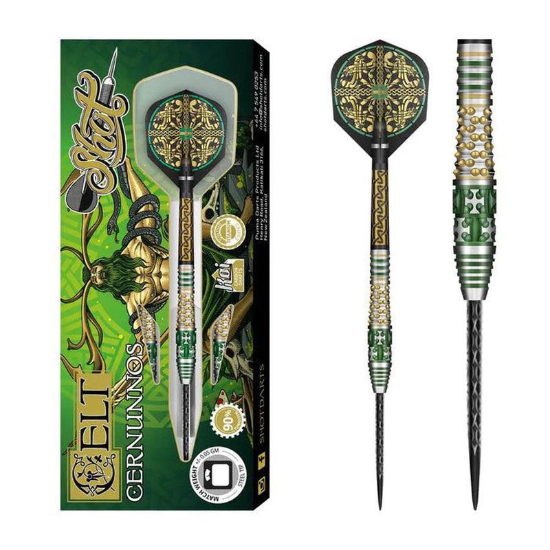 Shot Celt Cernunnos 90% Tungsten Steel Tip Darts 22 GRAM