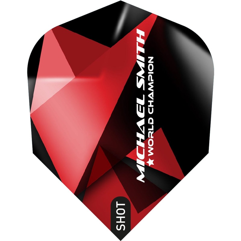 Shot Michael Smith Dart Flights – 100 Micron – Std – No6 – Bully Boy – Achieve