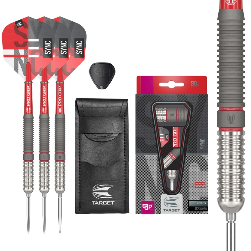 Sync 01 80% Tungsten Swiss Point Steel Tip Darts by Target 22 Gram