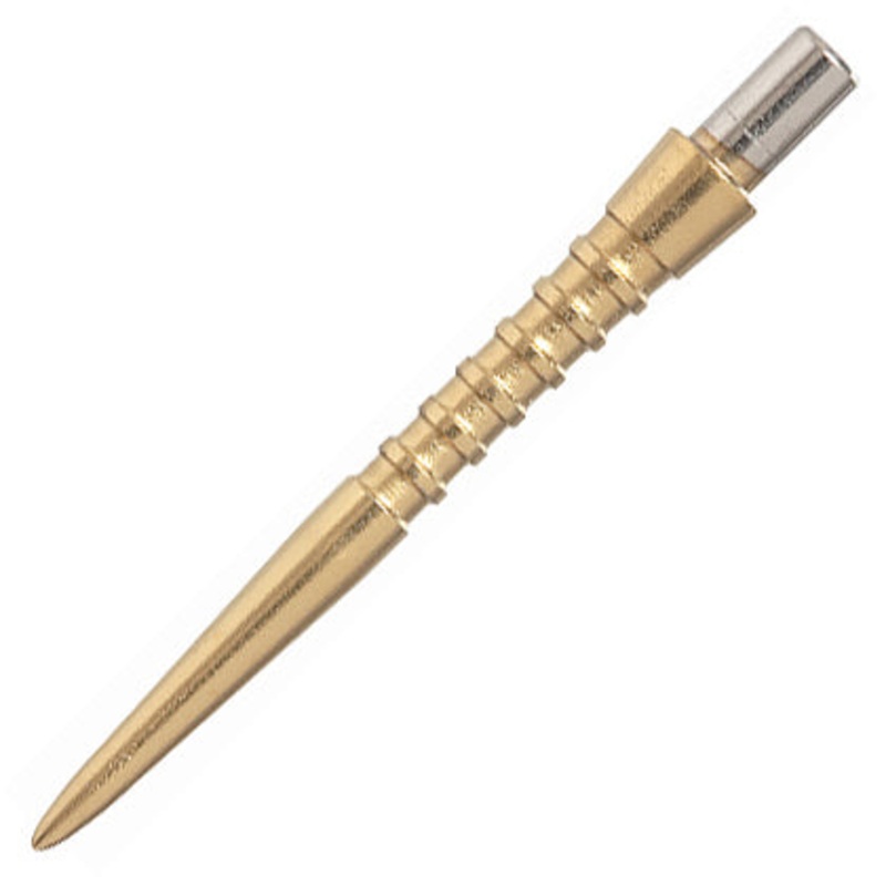 Target Storm Grooved Steel Points – 26mm Gold