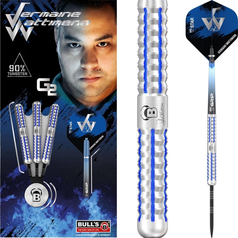 BULL’S – Jermaine Wattimena G2 Darts – Steel Tip – 90% Tungsten – 22g 24g 22 grams