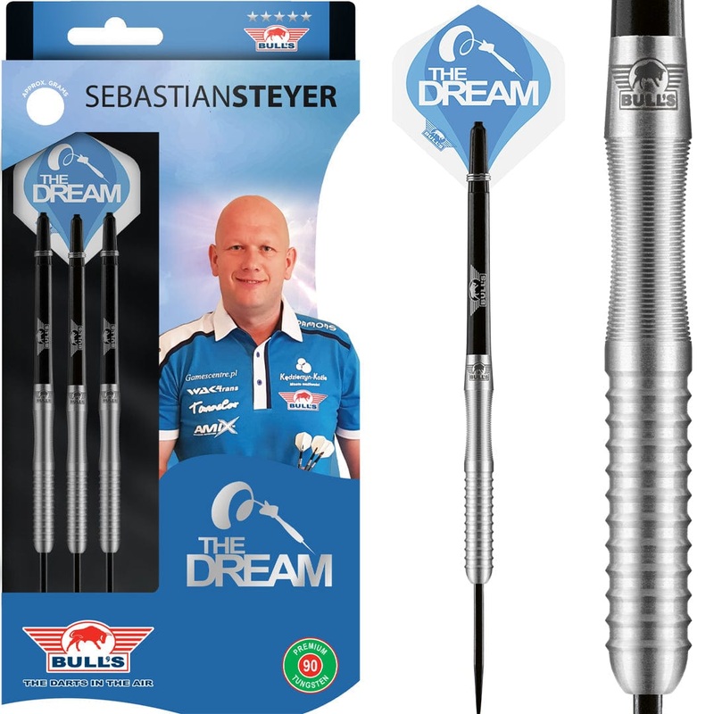 Bulls Sebastian Steyer E2 Darts – Steel Tip – 90% Tungsten – 24g