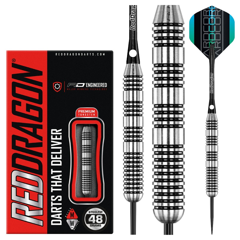 Buster 80% Tungsten Steel Tip Darts by Red Dragon 48 Gram