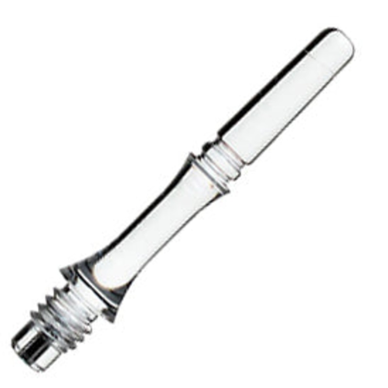 Fit Flight Gear Slim Spinning Dart Shafts – Super X-Short #1 (13.0mm) Clear