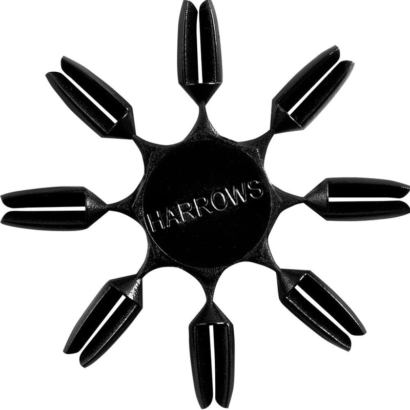Harrows – Dart Flight Savers – 8 Protectors – Standard – Black