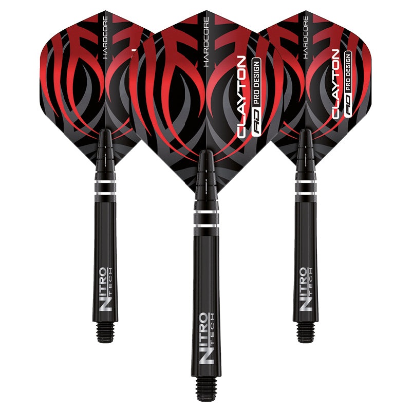 Jonny Clayton Hardcore Flight & Nitro Ionic Shaft Combo