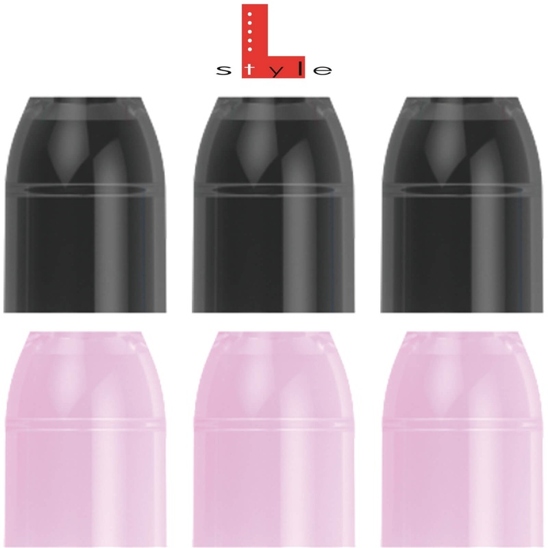 L-Style – Champagne Rings – Suit L-Flights – 6 Pack Clear Black
