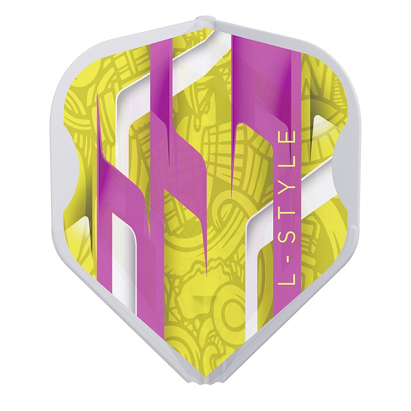 L-Style EZ Origin Mamo Series Dart Flights – L1 / Standard Yellow