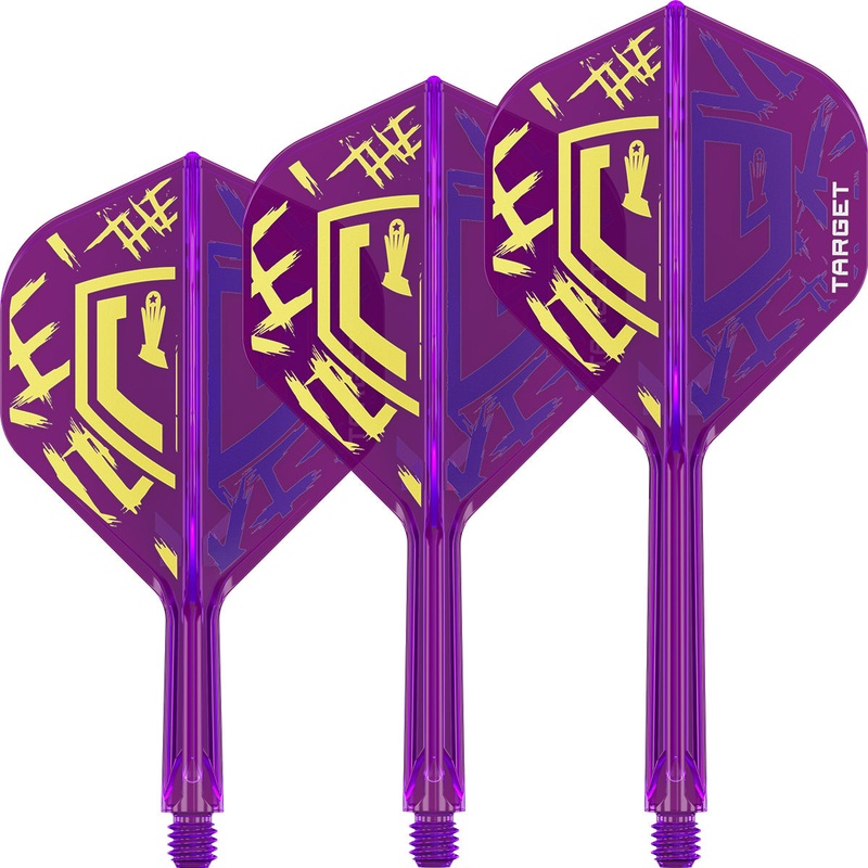 Luke Littler World Champion K-Flex One Piece Dart Flights by Target No2 Short