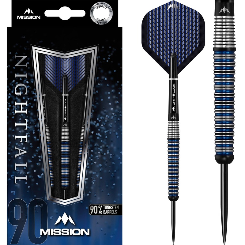 Mission Nightfall Darts – Steel Tip – M3 – Taper 23g