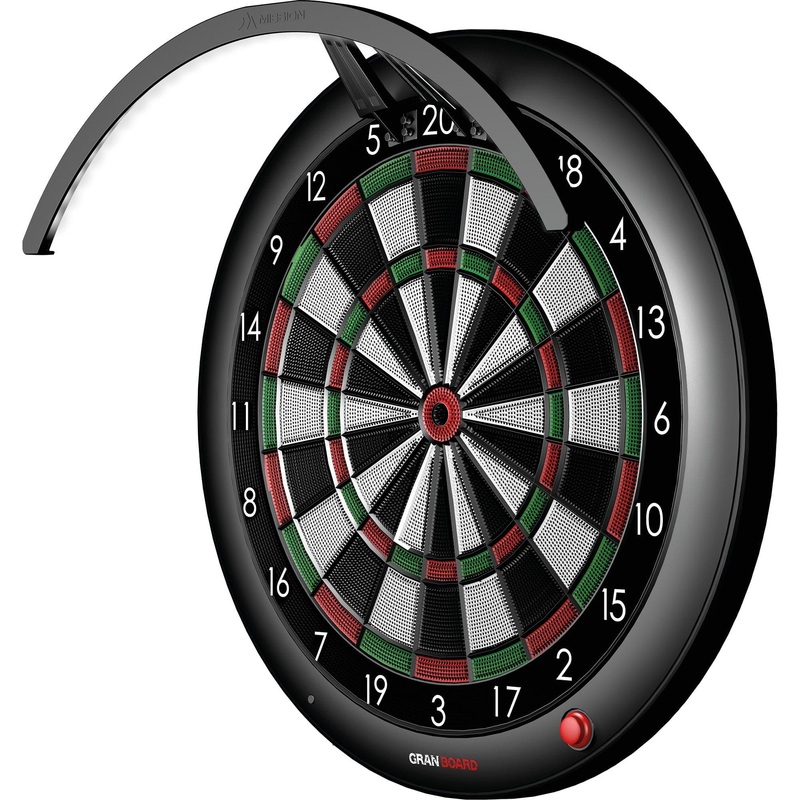 Mission Torus ST Dartboard Lighting – for Soft Tip Dartboards – Black – USB – Bright White Light