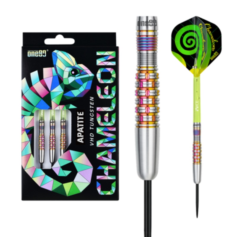 One80 Chameleon Apatite 23 gram 90% Tungsten Steel Tip Dart Set