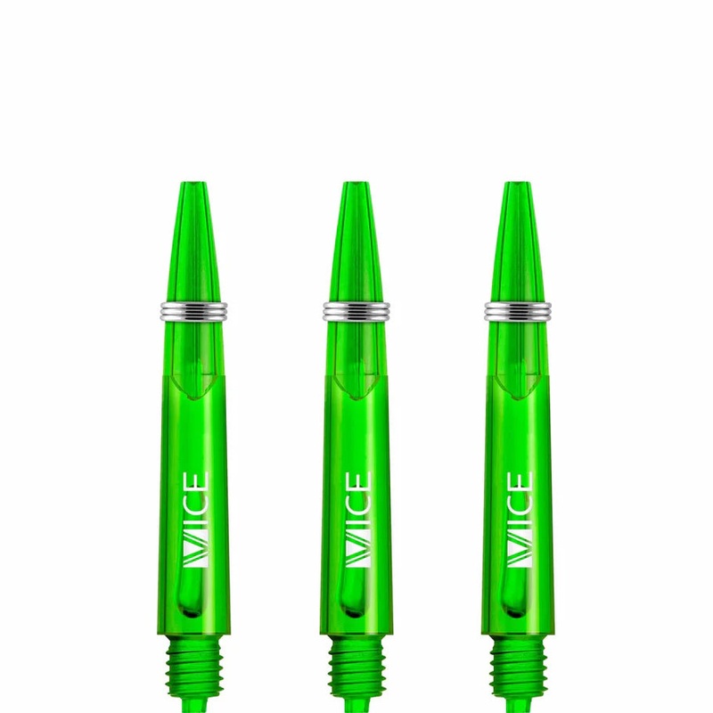 One80 Proplast Vice Dart Shafts – Neon Green – Short Polycarbonate Short (35mm in length excluding thread) Neon Green