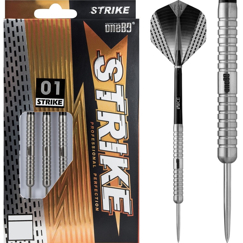 One80 Strike Darts – Steel Tip – S1 – Ringed 20g