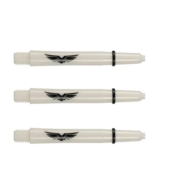 Shot Eagle Claw Dart Shafts – Bone White – Short