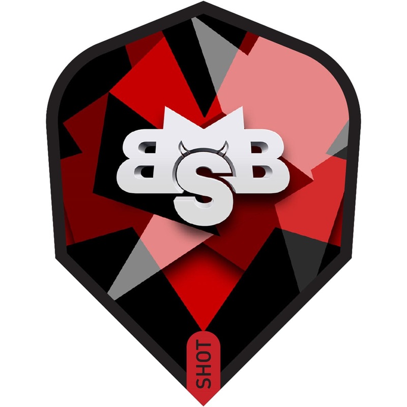 *Shot Michael Smith Dart Flights – 100 Micron – Std – No6 – Bully Boy – Defiant