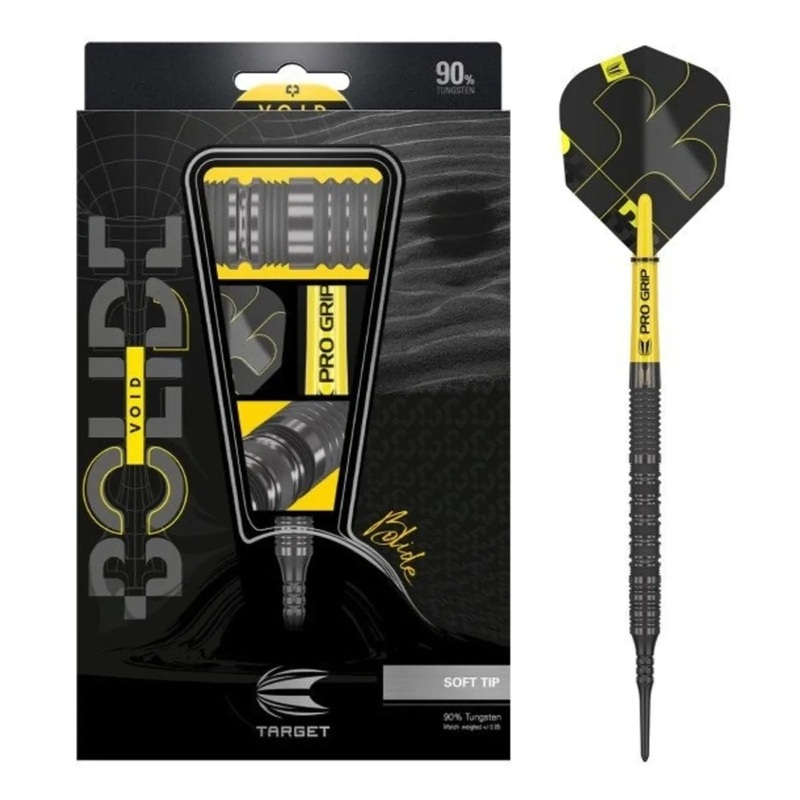 Target Darts Bolide Void 10 90% Tungsten Soft Tip Darts 18 GRAM