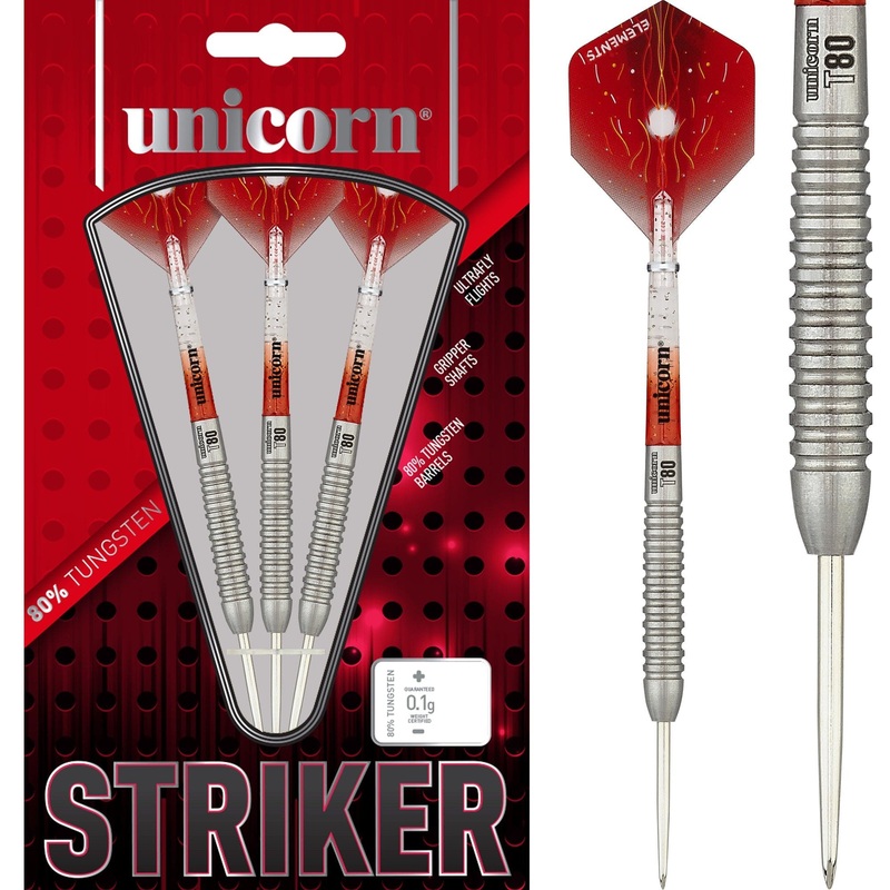 Unicorn T80 Darts – Core XL – Steel Tip – S5 – Striker 21g