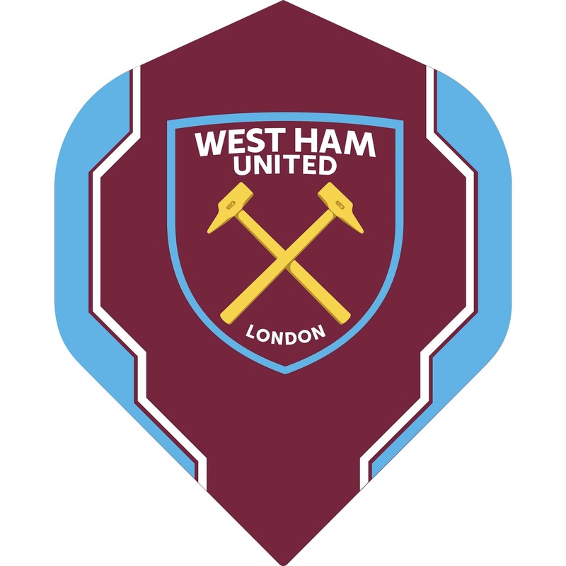 West Ham United FC – Official Licensed – Dart Flights – No2 – Std – F2 – Geo