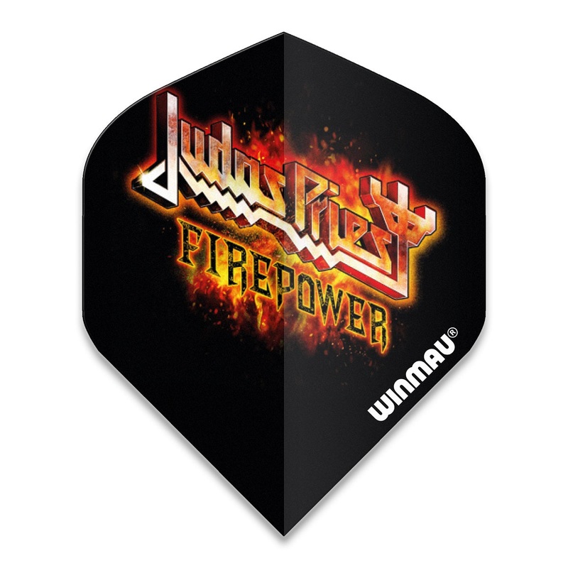 Winmau Rock Legends Dart Flights – Judas Priest Flaming Logo