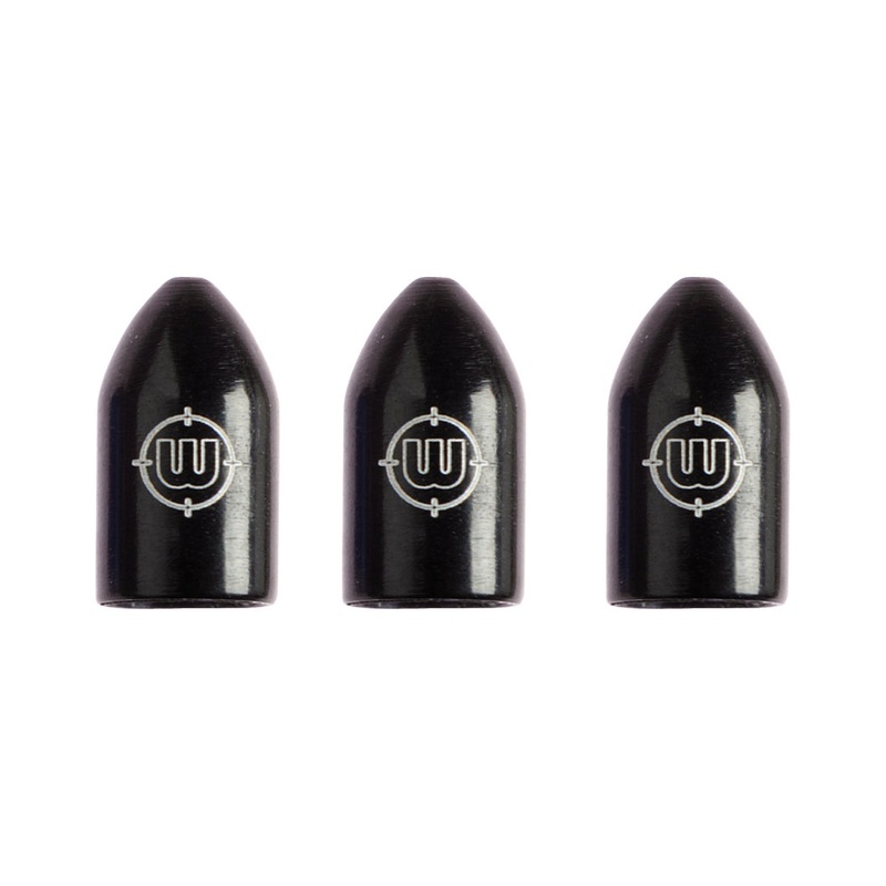 Winmau Whizlock Shaft Caps – Black effect