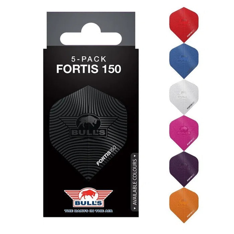 Bull’s NL Fortis Standard No2 Flights 5 Pack Black